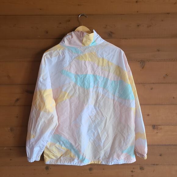 New Balance Jacket Mystic Minerals Anorak Windbreaker Large Pastel Top Y2K 90s - Picture 4 of 6